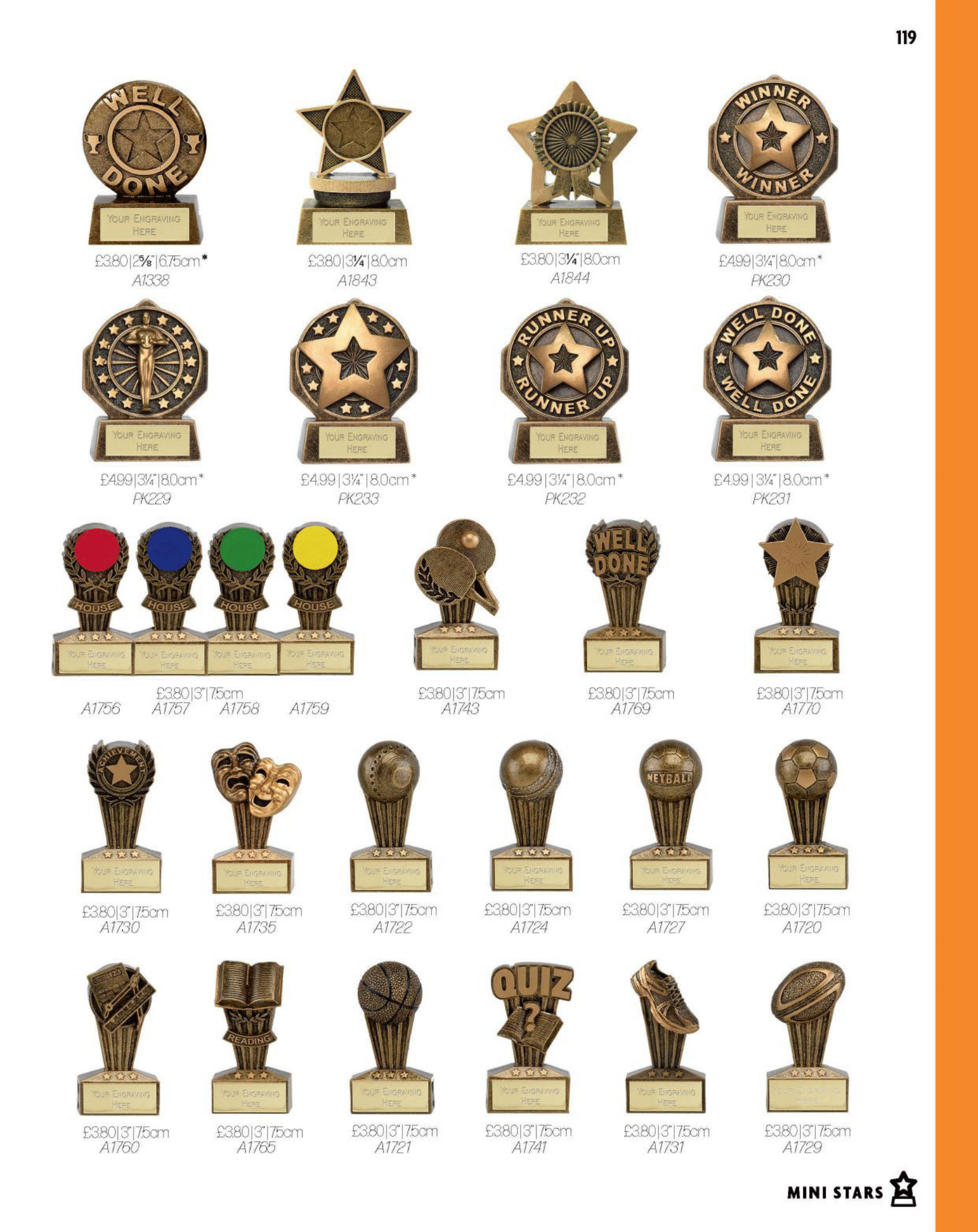 School Trophies and Awards