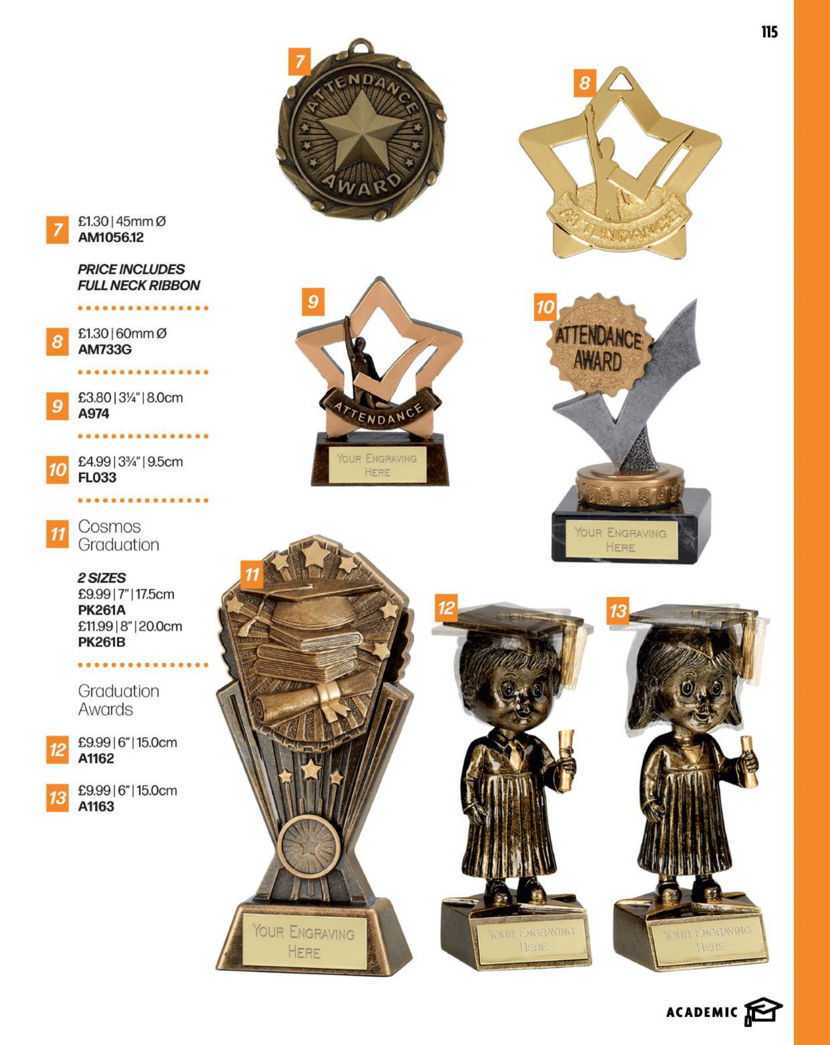 School Trophies and Awards